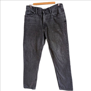 URBAN OUTFITTERS BDG Grey Cotton Dad Slim Taper Fit Casual Jeans Size 32 X 32